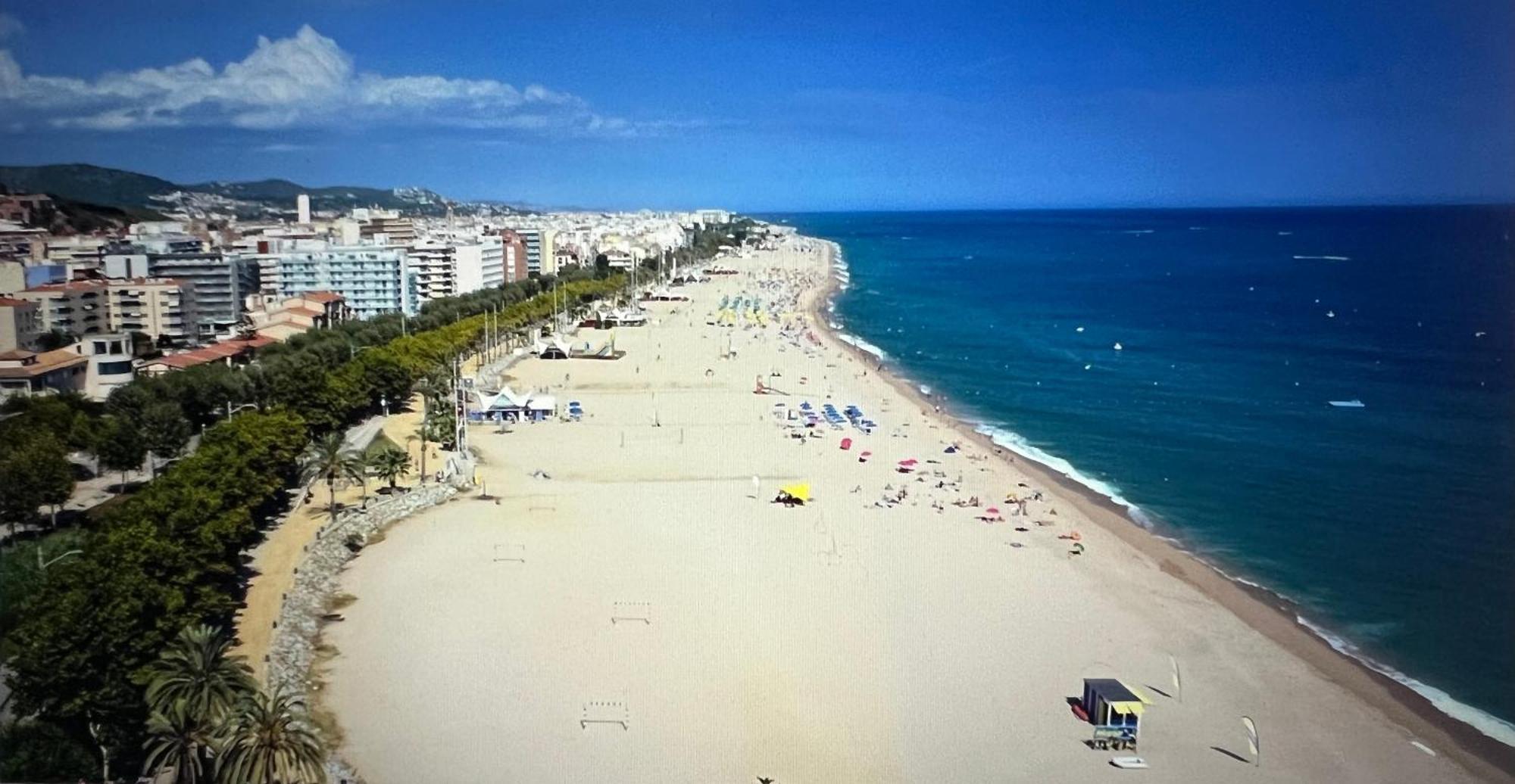 Logement Avec Vue Laterale Mer Pineda de Mar Extérieur photo